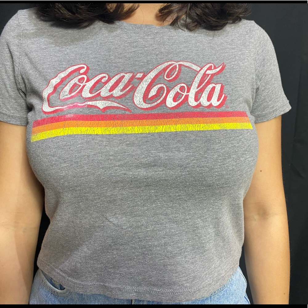 CocaCola Brand Tank Top w/ Sleeves